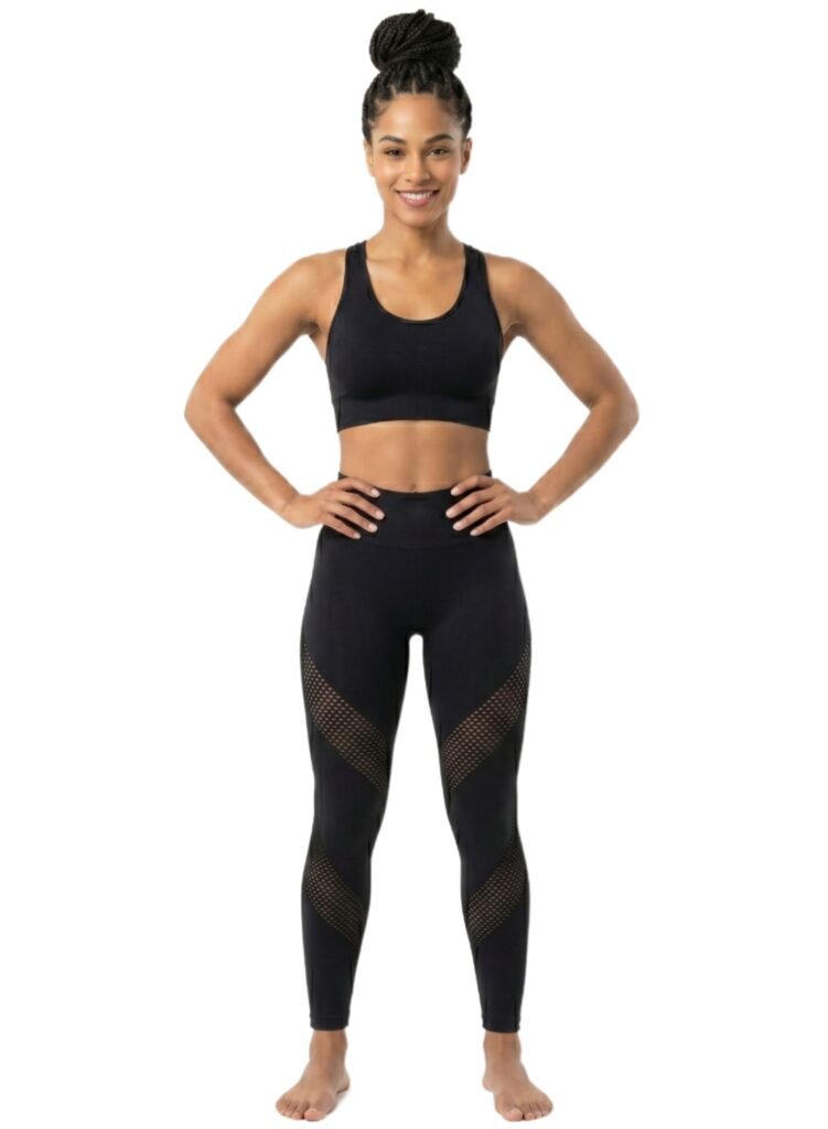 SpinFit High Waist Leggings-Black — THUGFIT Activewear UAE