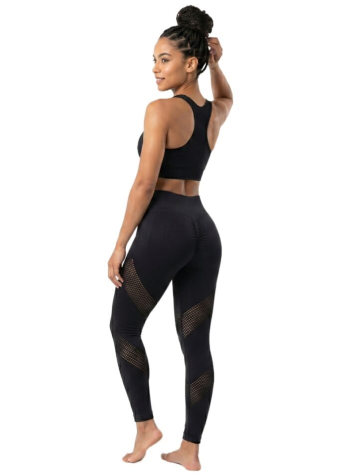 SpinFit High Waist Leggings-Black — THUGFIT Activewear UAE