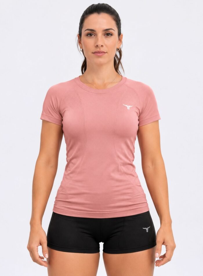 Vortex Tee Womens T-shirt-Pink