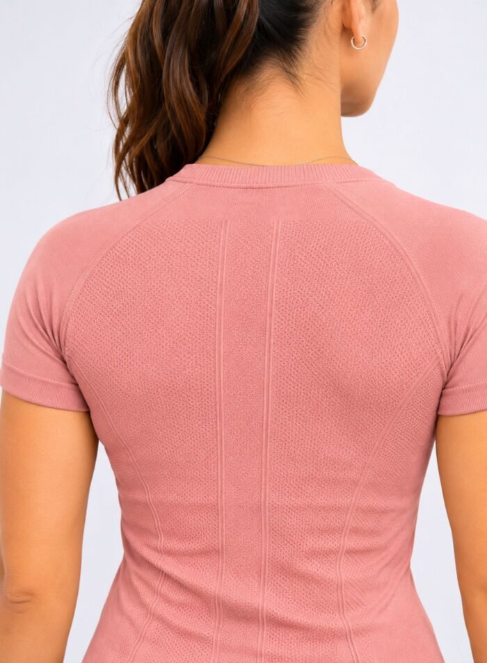 Vortex Tee Womens T-shirt-Pink - Image 6