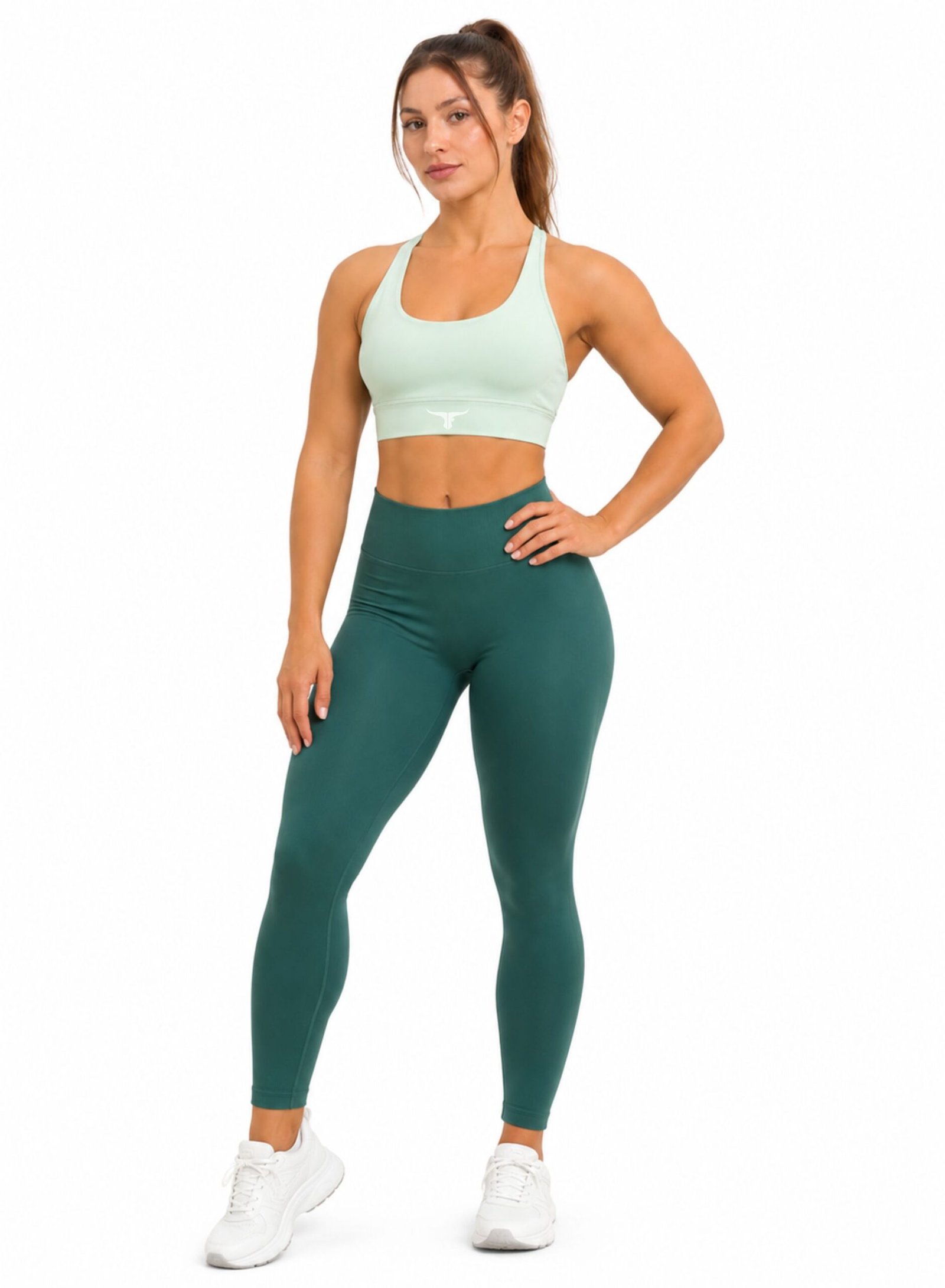 StrikeZone Spaghetti Sports Bra-Mint Green - Image 5