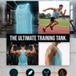 AgileAura Activewear Men's Tank Top-Sky Blue — THUGFIT Activewear UAE