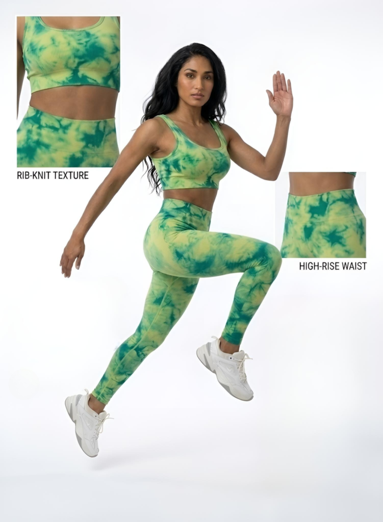 FunkyHues Performance-Stride Fitness Sports Bra-Green — THUGFIT Activewear UAE