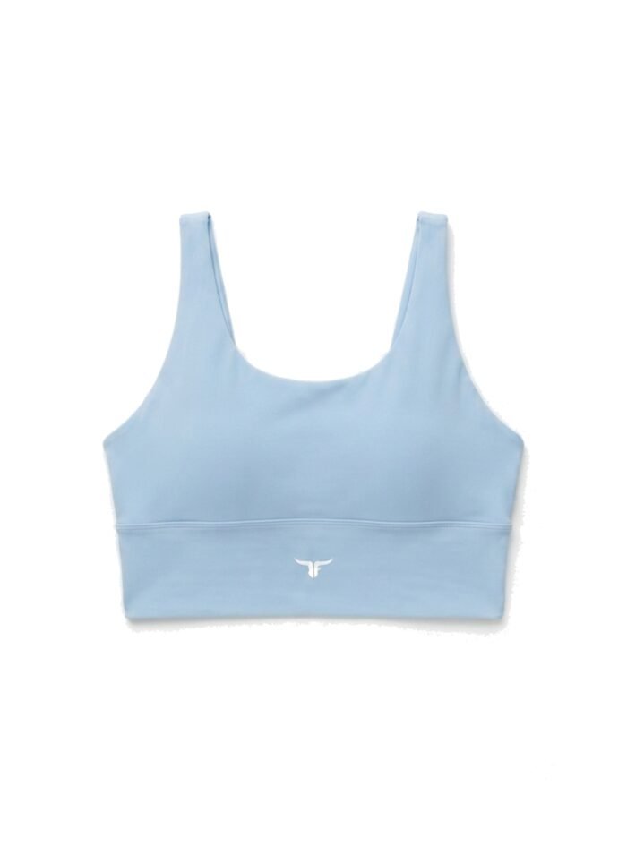AeroFit High-intensity Long Line Sports Bra-Sky Blue - Image 6