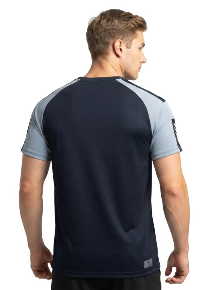 Alternative view of Downtown Tees Men's T-Shirt-Black Blue