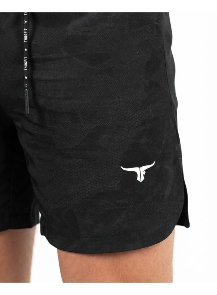 ProTech Activewear Men's Shorts-Black - Image 6