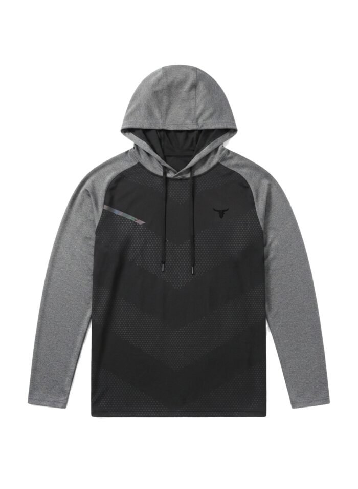 DynamicEdge Hooded Sportswear For Men-Black - Image 7