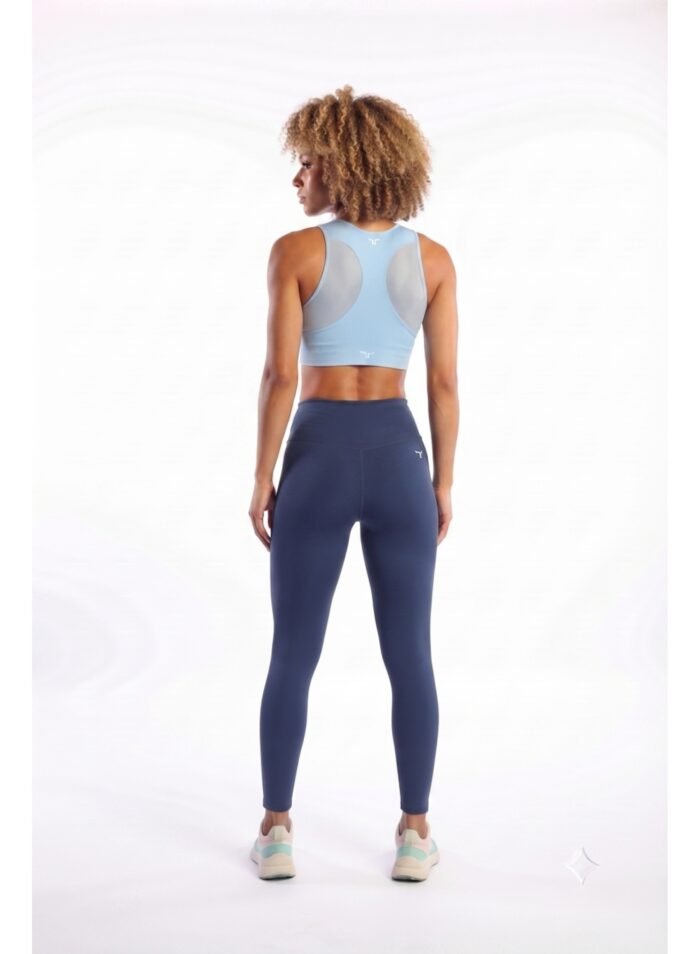 Alternative view of BlazeCraze Compression Sports Bra-Blue