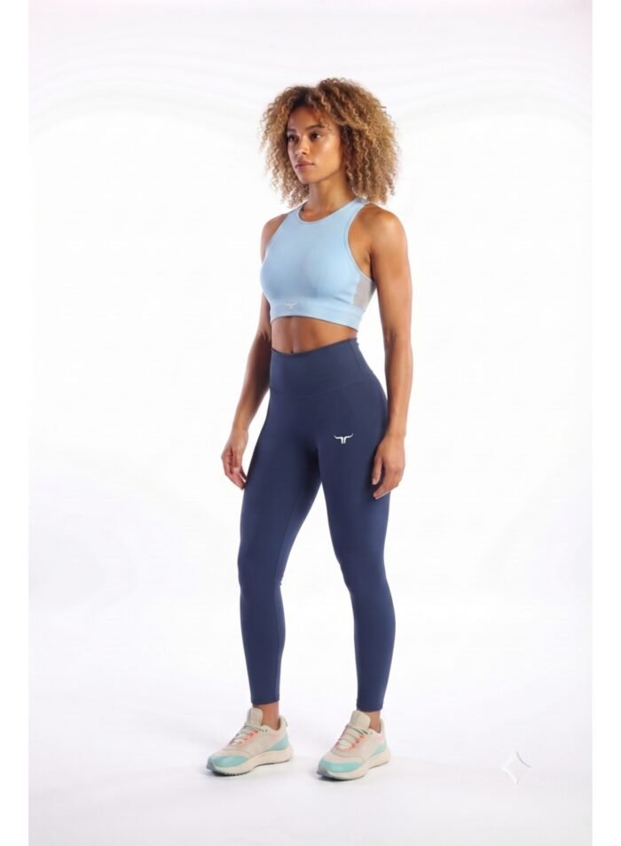 BlazeCraze Compression Sports Bra-Blue - Image 7